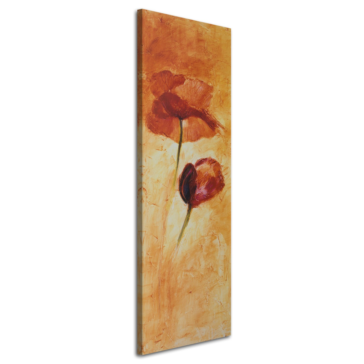 Feeby Obraz na płótnie Dwa kwiaty maku 30x90
