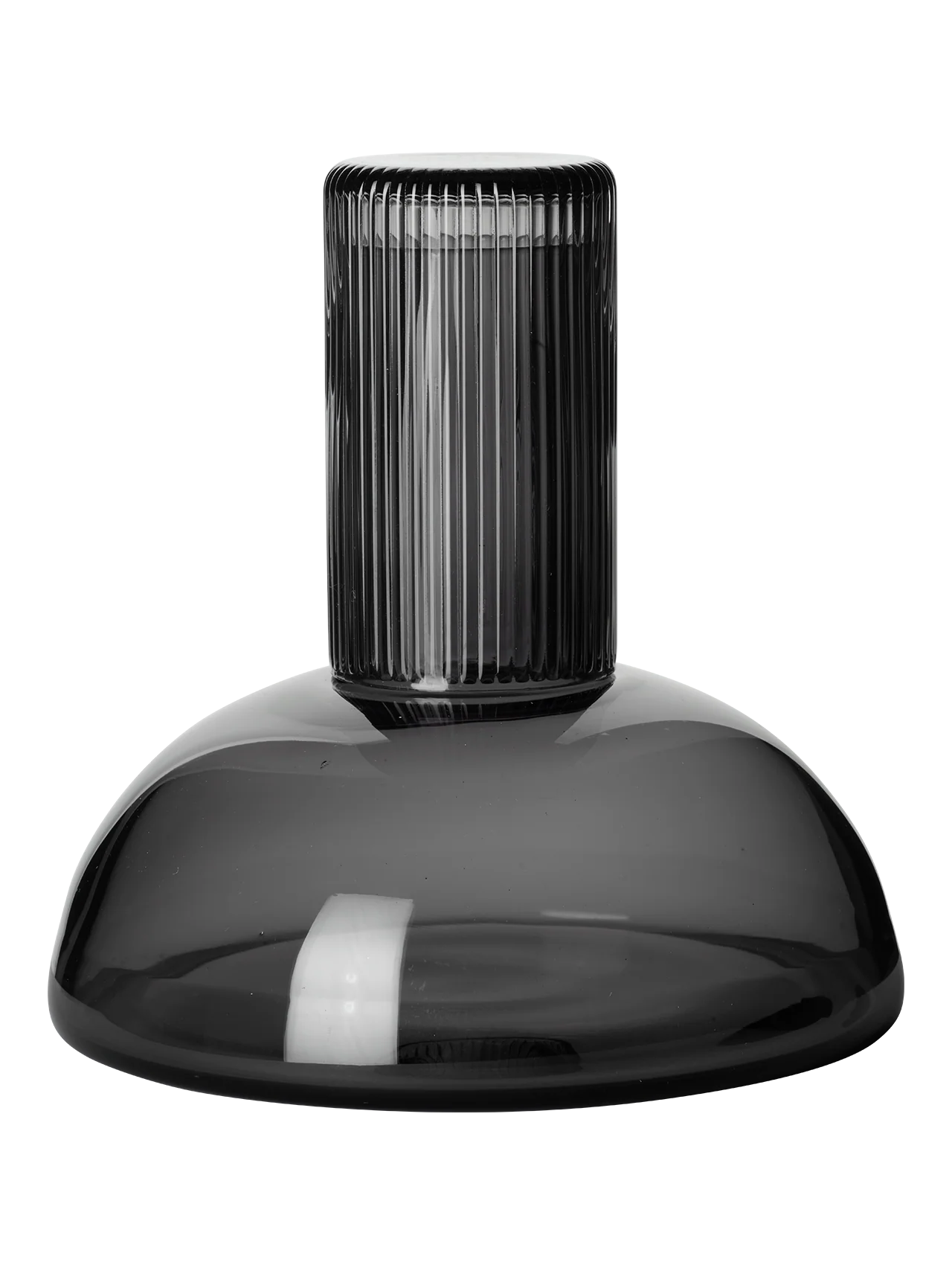 karaffe mit trinkglas, grey