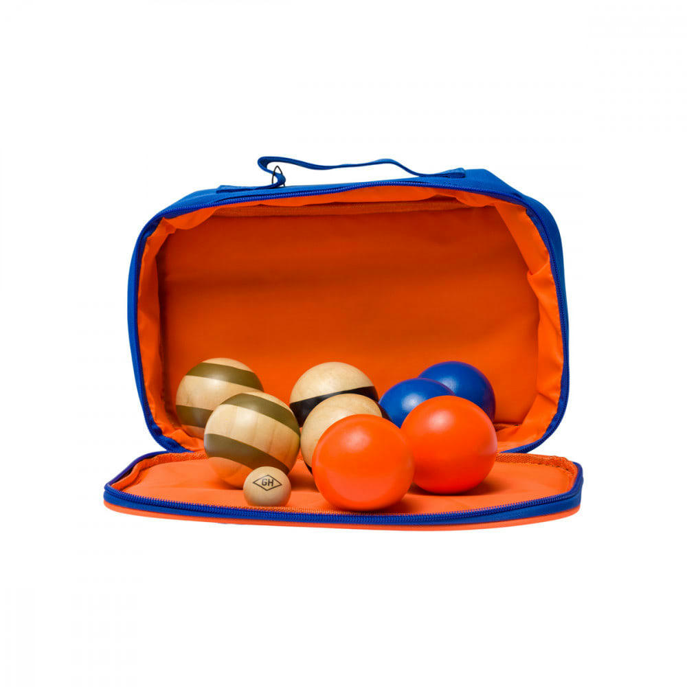 - Jeu de pétanque en bois bocce bois multicolore