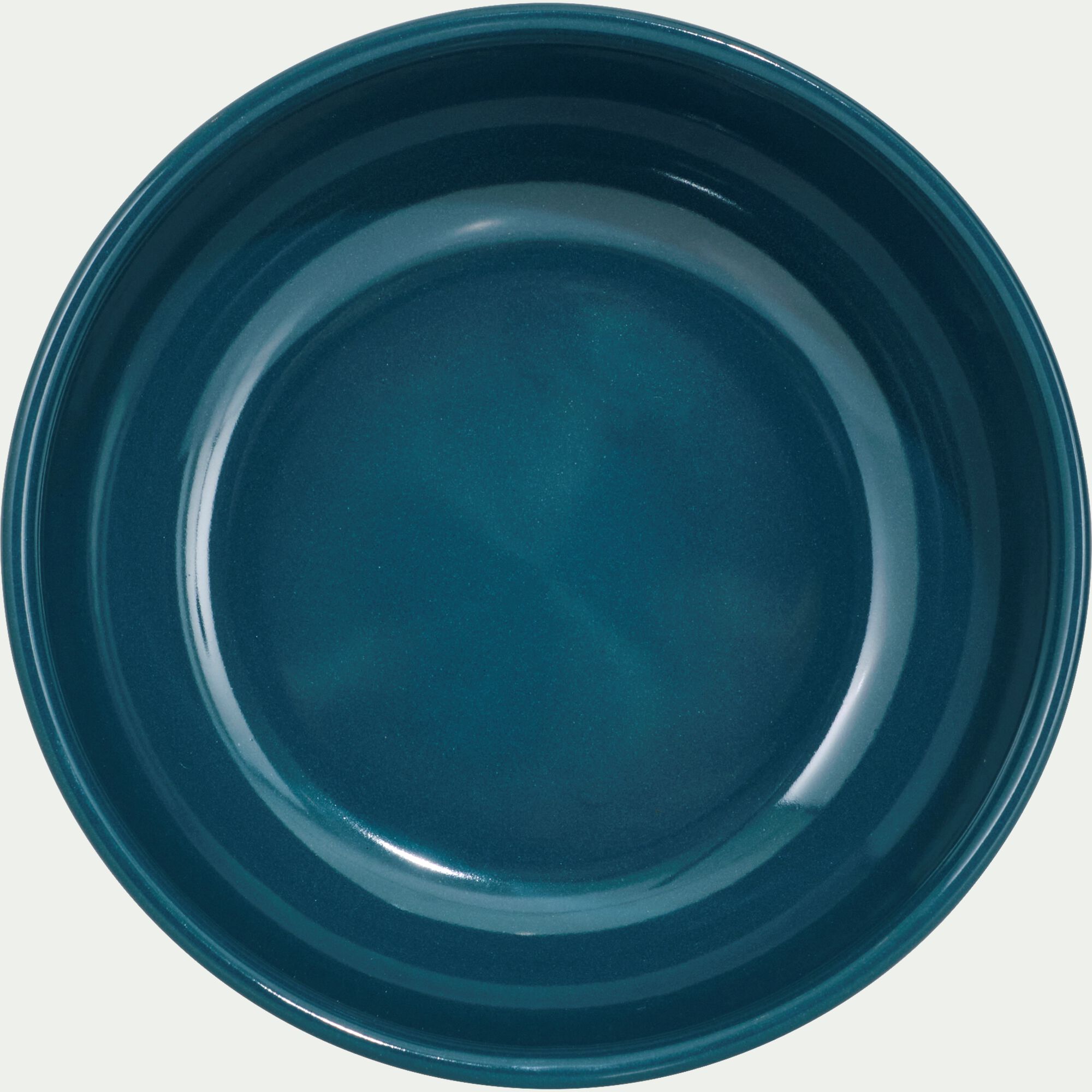SELMA - Assiette creuse en faïence D15cm - bleu figuerolles
