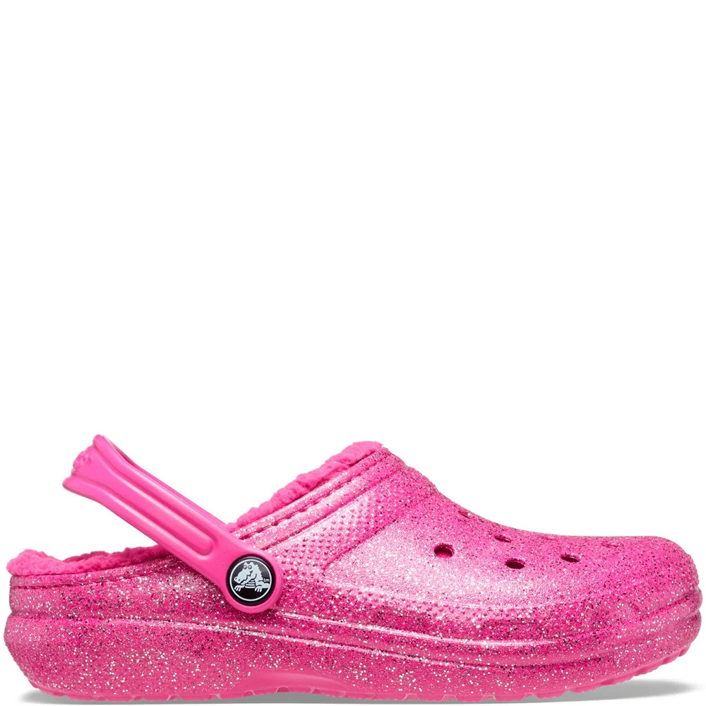 Crocs Toddler Classic Glitter Lined Clog