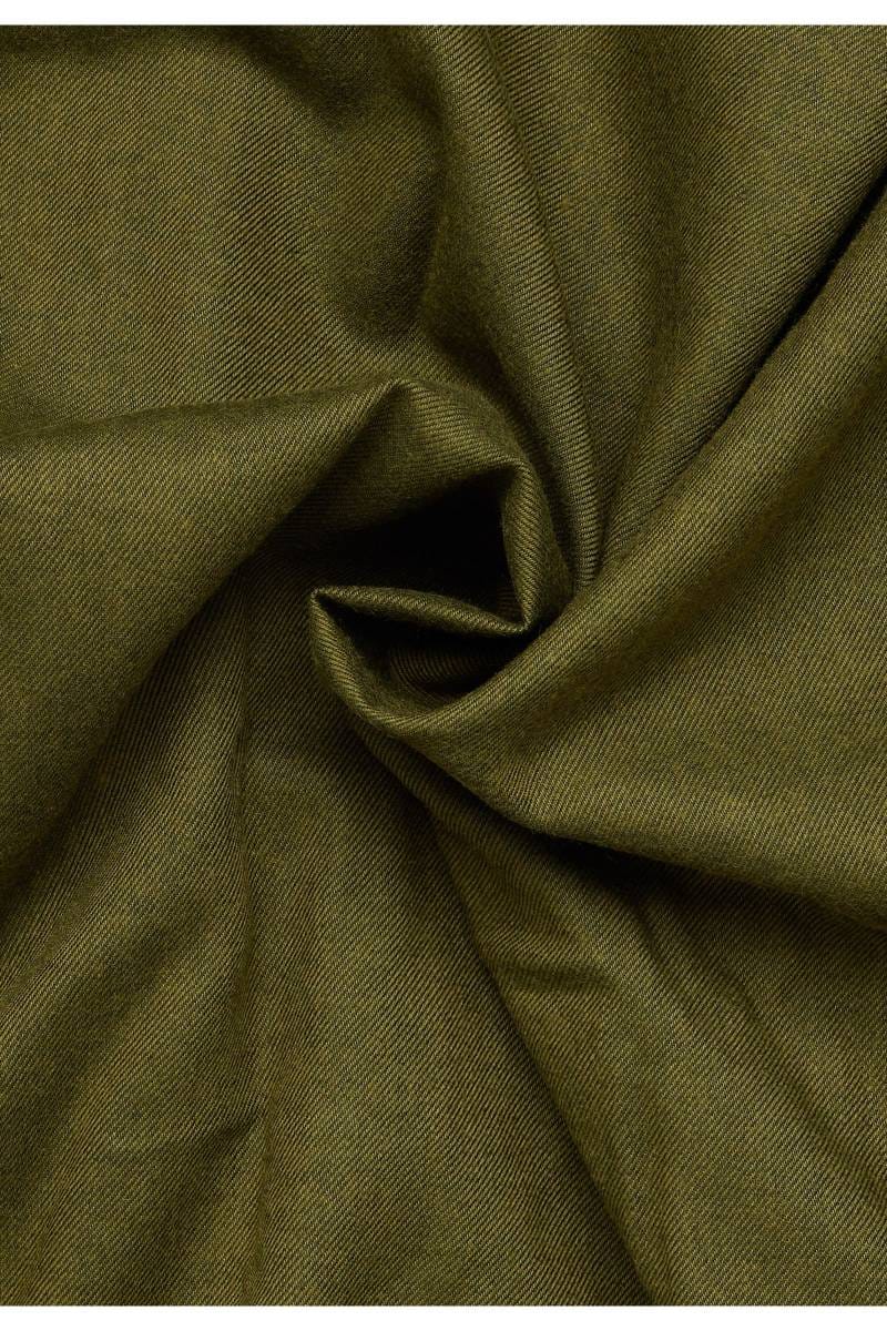 ETERNA 1863 Comfort Fit Flanellhemd grün, Einfarbig