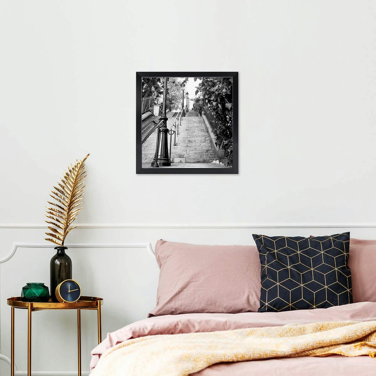 PRECIOUS - Cadre photo carbone 30x30 cm résine recyclée