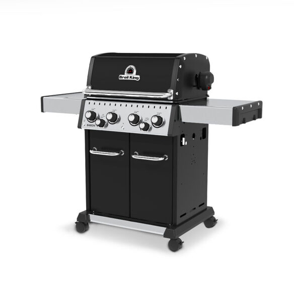 Barbecue gaz Baron Noir 490   plancha   rôtissoire - Broil King