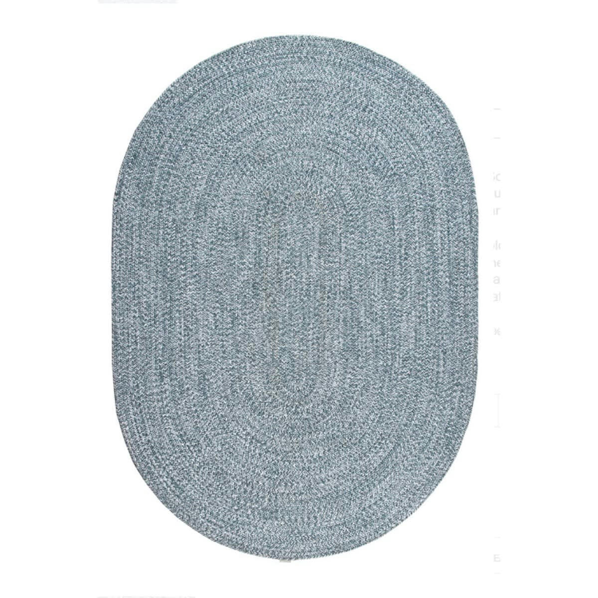 JUTY - Tapis en jute bleu ciel 60x120 cm