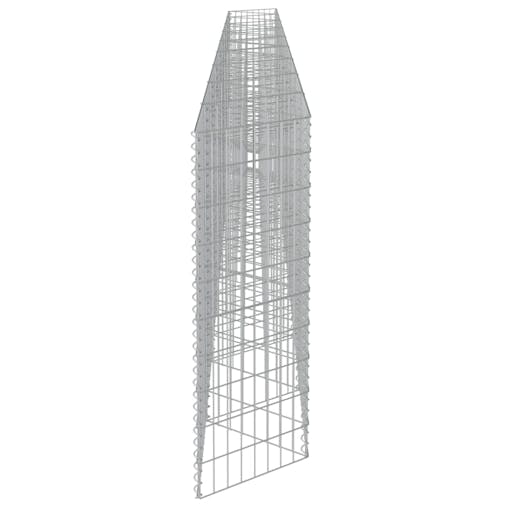 NNEVL Gabion Wall Galvanised Steel 630x30x100 cm