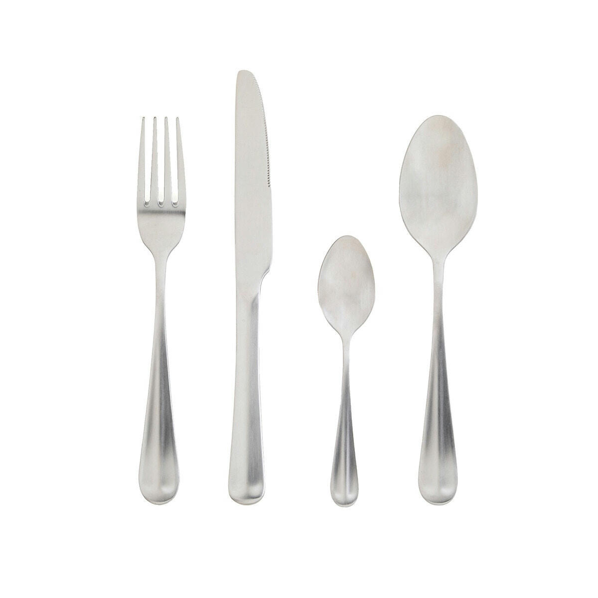 Ménagère 16 pièces inox mat, Materi