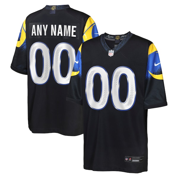 Los Angeles Rams Nike Youth 2025 Rivalries Collection Custom Game Jersey - Midnight Blue/Royal