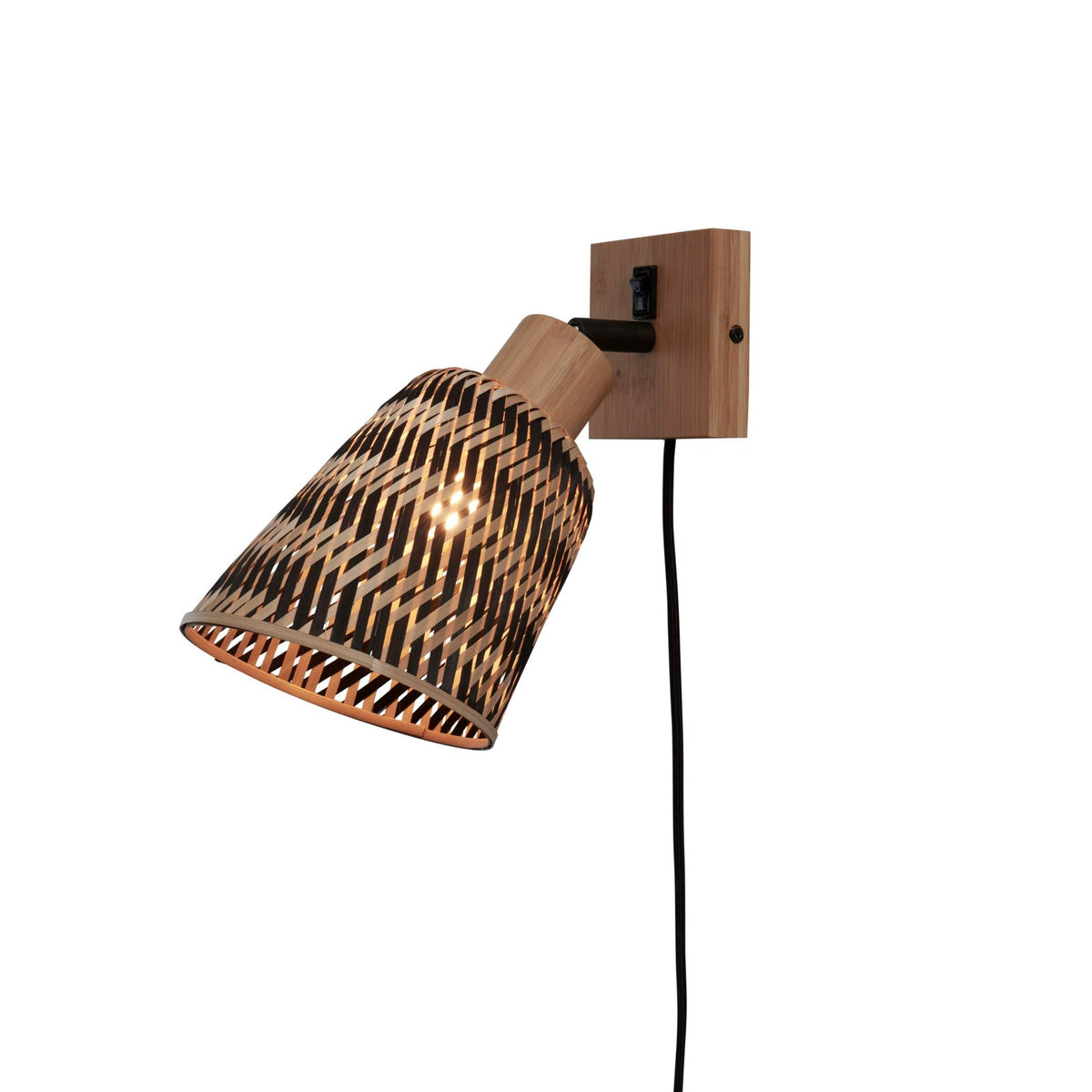 GOOD&MOJO wandlamp Java - bruin - Ø15cm