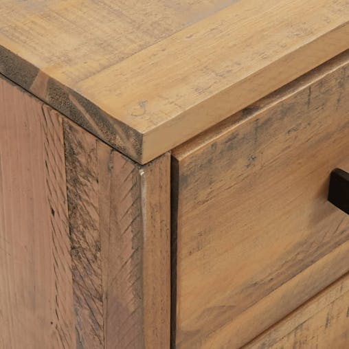 NNEVL Bedside Cabinets 2 pcs 36x30x45 cm Solid Wood Pine
