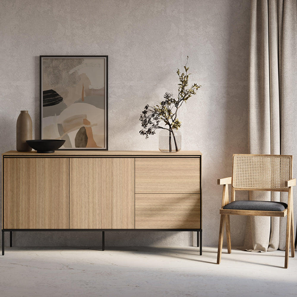 by fonQ Grain Dressoir B 167 cm - Eikenhout