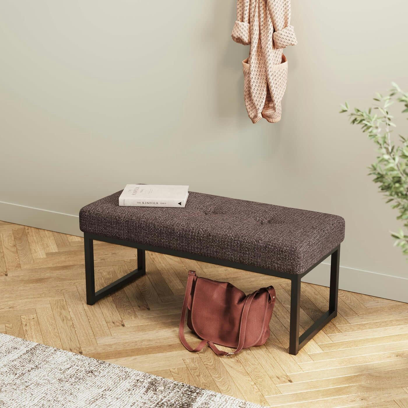 SMART DOLCE - Banc Smart Dolce 90x40cm marron Kare Design