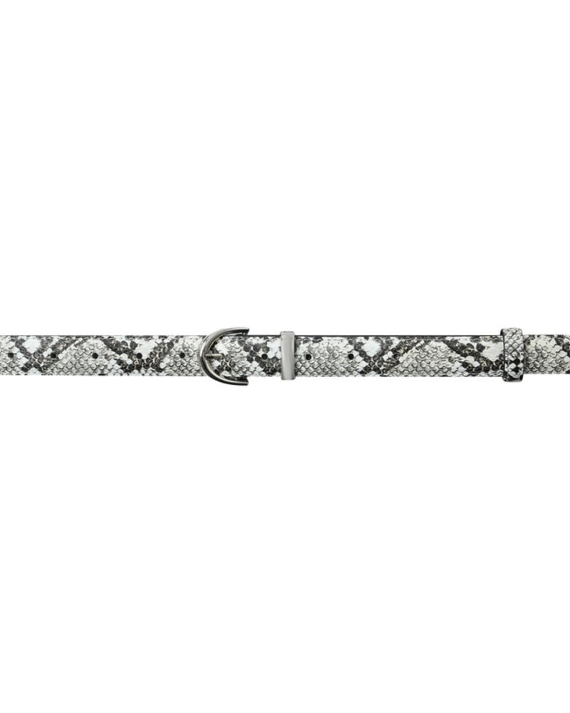 Ceinture en pu imprimé python Signac