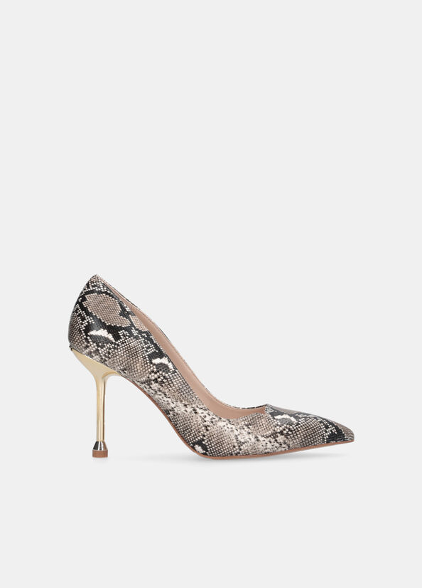 D&eacute;collet&eacute; stampa pitone