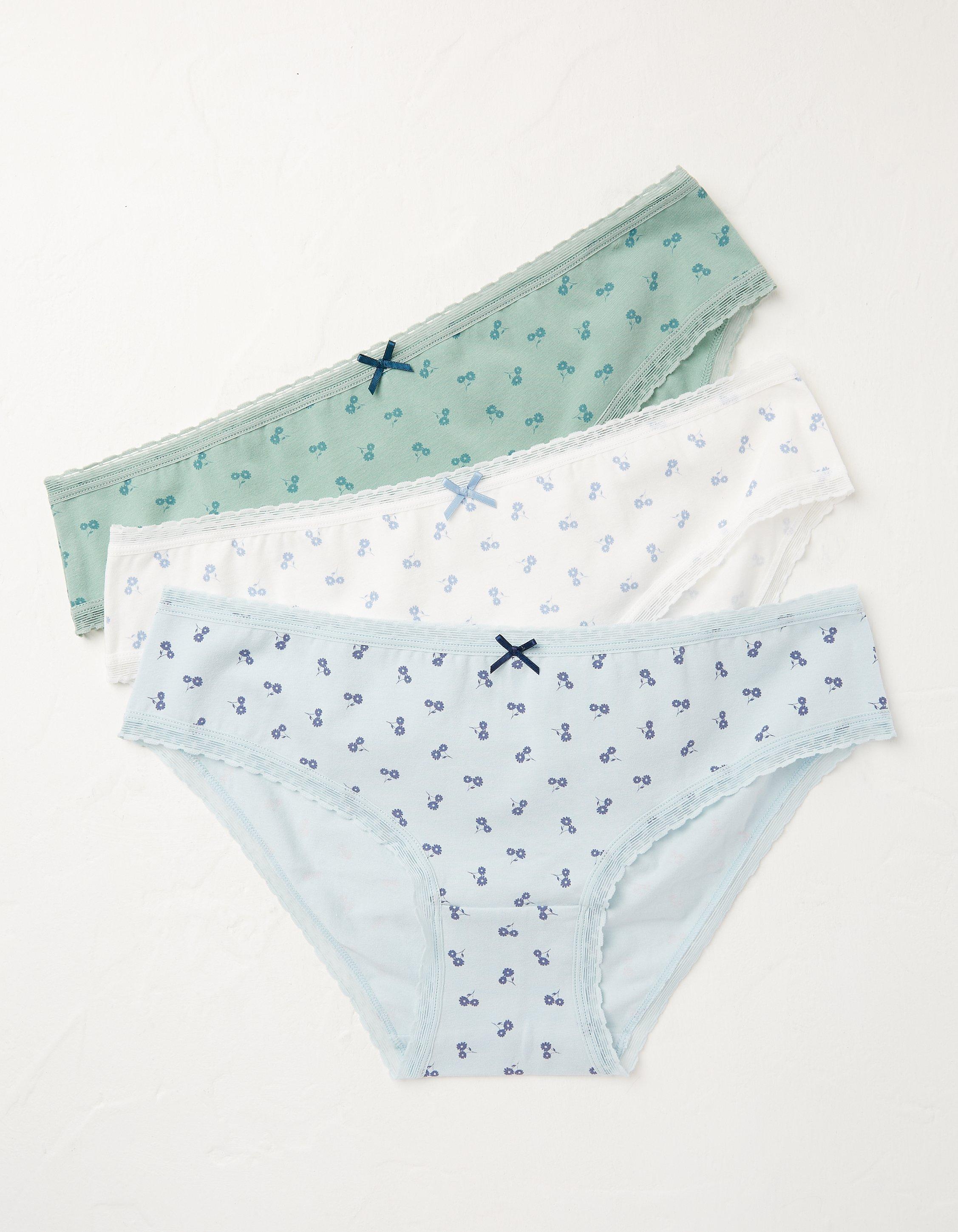 3 Pack Floral Mini Knickers