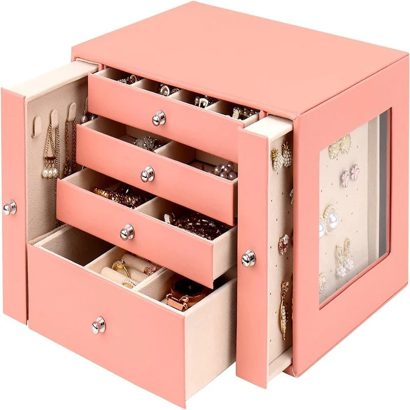 Jewelry Organizer Box - 7.28D x 9.96W x 6.89H