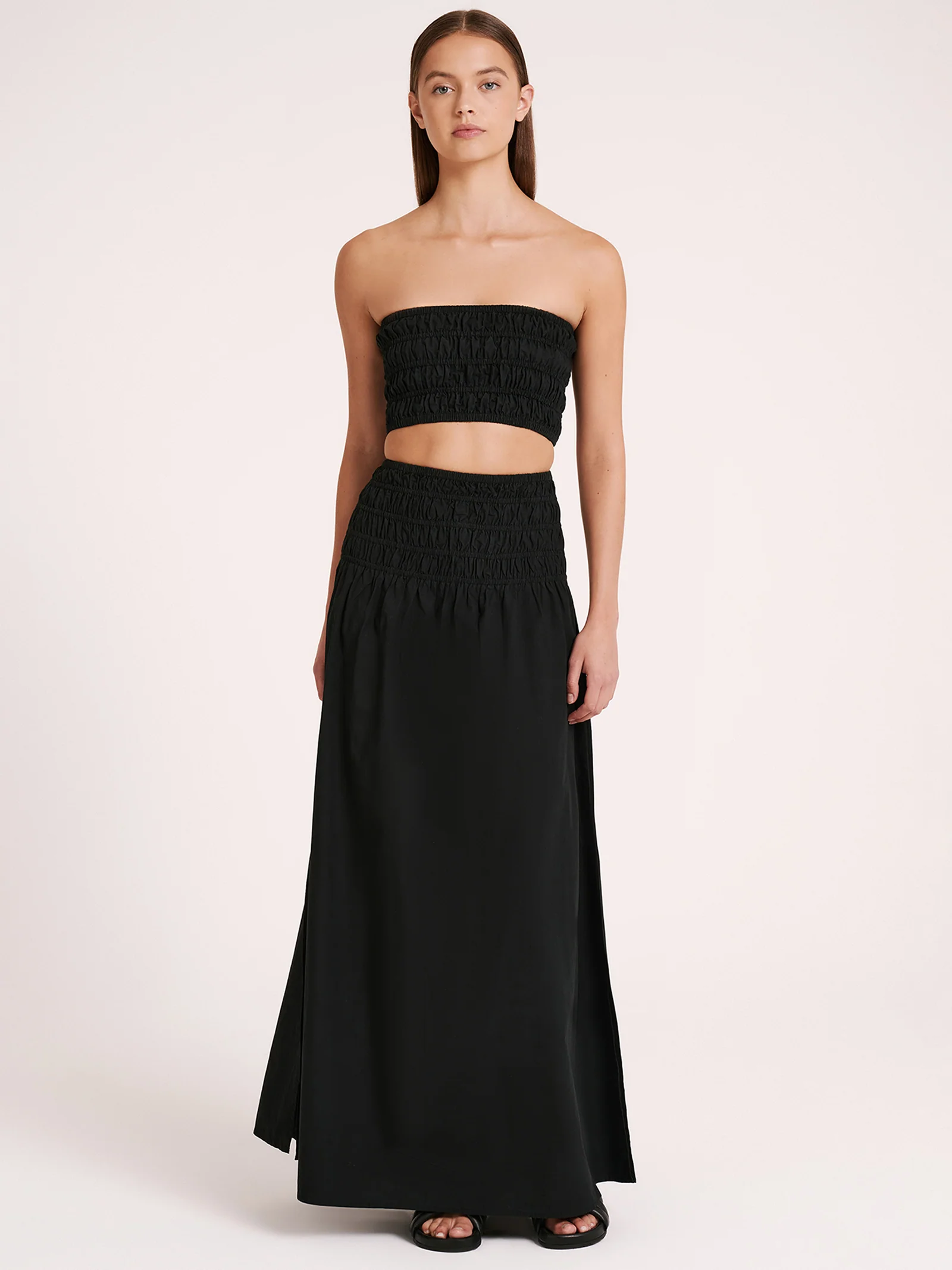Oasis Poplin Maxi Skirt
