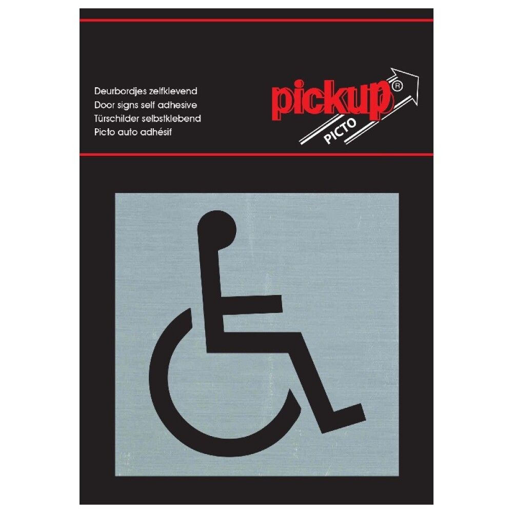 SKILT PICKUP HANDICAPINNGANG 80X80MM