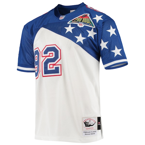 Reggie White NFC 1995 Pro Bowl Authentic Jersey - White/Blue
