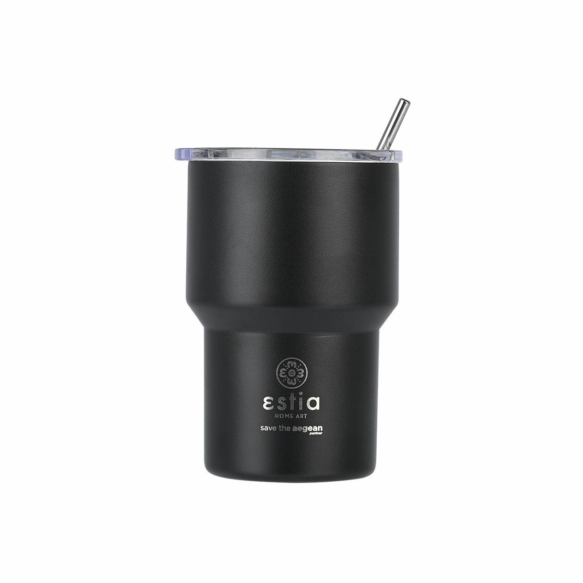 Kubek termiczny 400 ml Midnight Black stalowy czarny