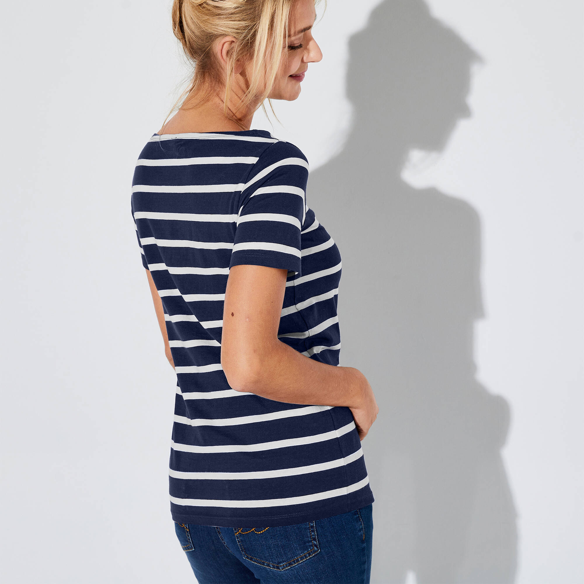 T-shirt marinière manches courtes