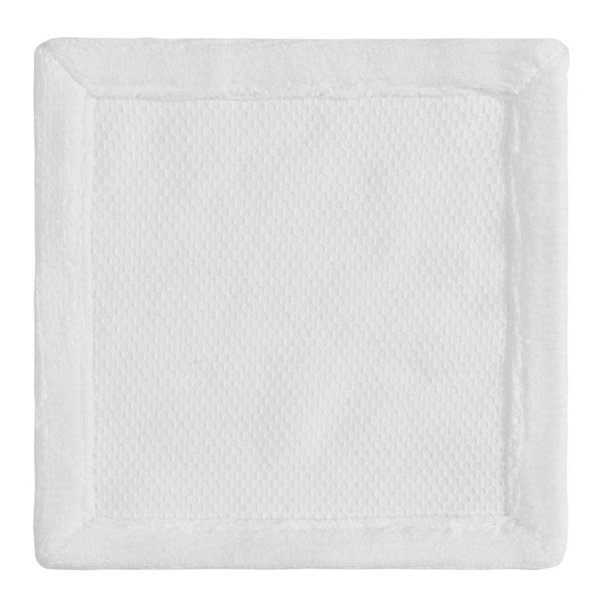 CAP FERRET - 3 carrés invité double face  Blanc 30x30 cm