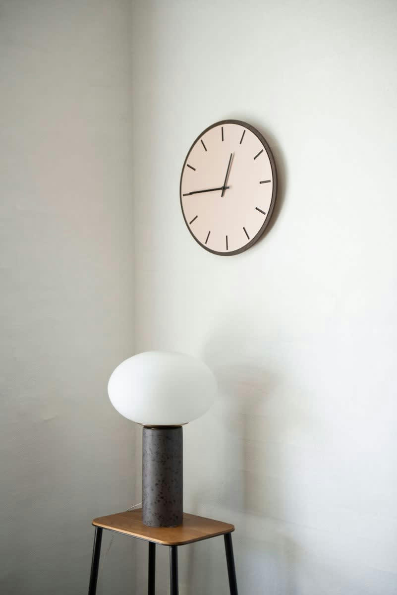 - Horloge murale en linoléum rose D38cm