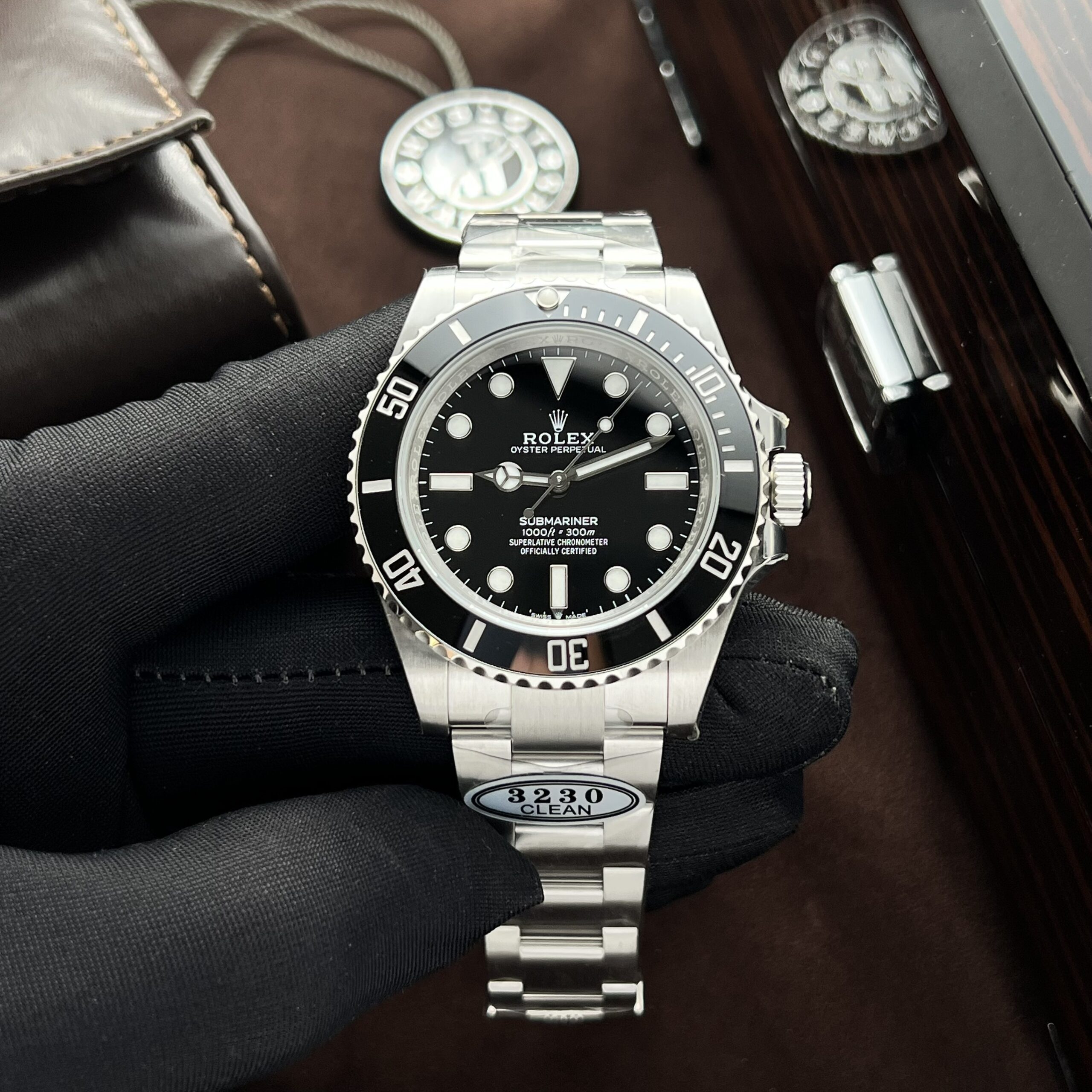 Rolex Submariner 124060LN 904L Steel Black Dial 41mm Oyster Super Clone