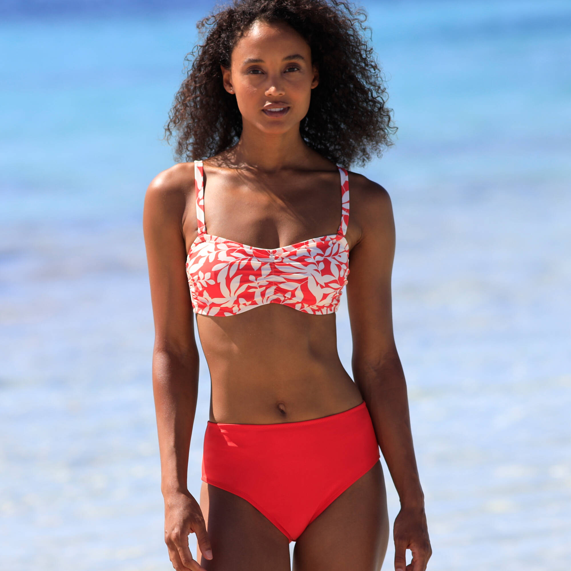 Haut de maillot de bain avec armatures Linao - forme bandeau