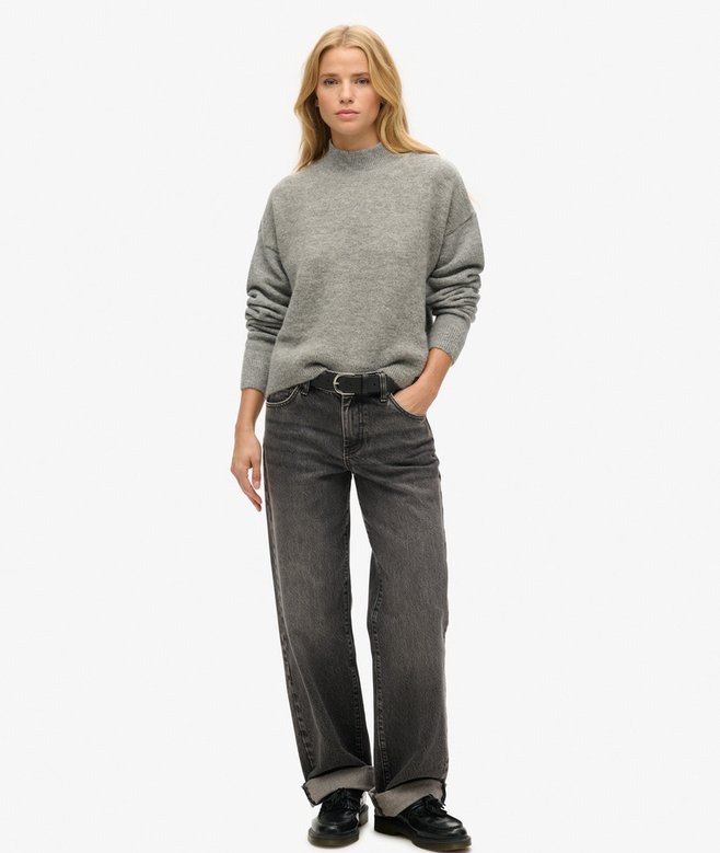 Vintage Essential Mock Neck Jumper