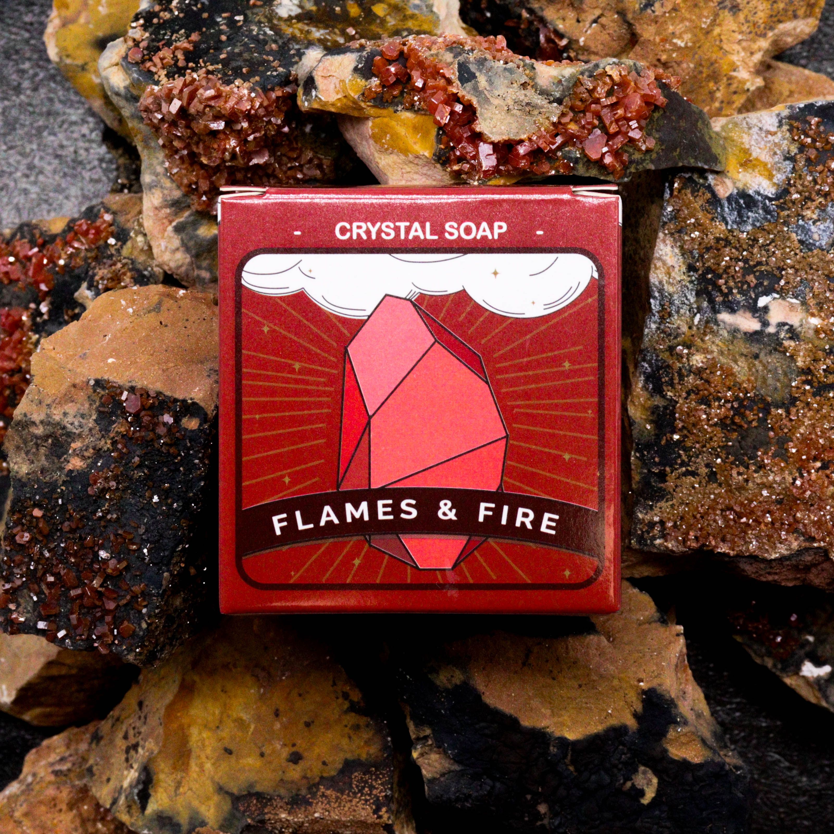 KDMD Crystal Elemental Soap - Fire