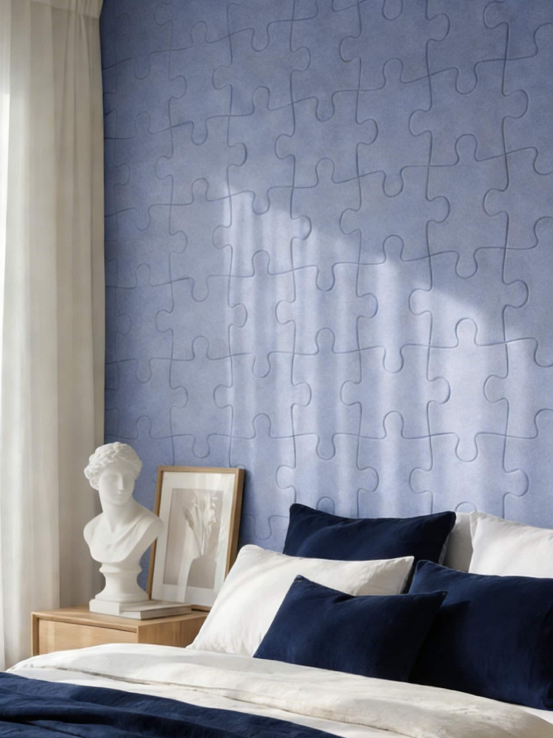 Panel ścienny w kształcie puzzla 9 pack