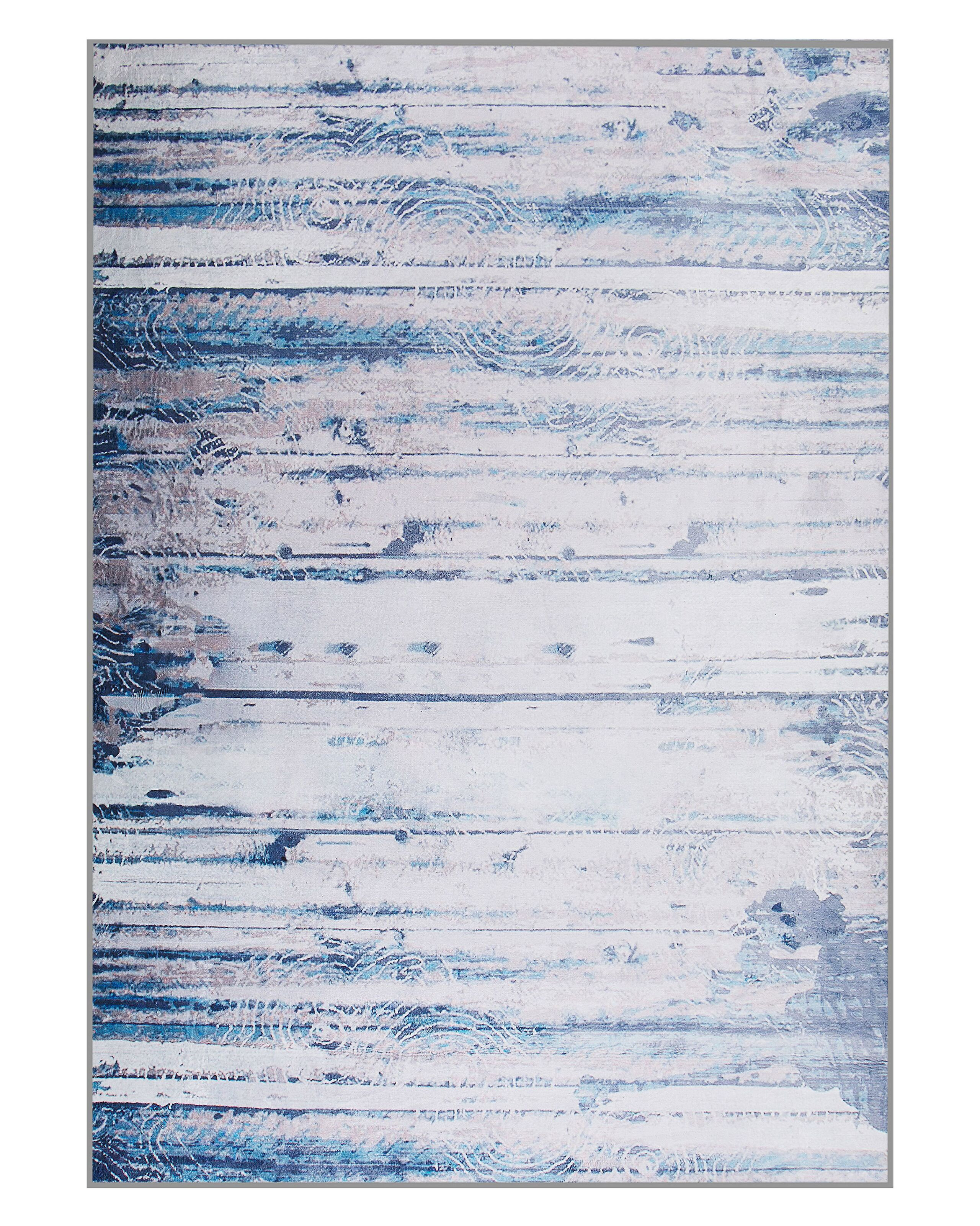 Dywan 140x200 cm abstrakcyjny beżowo- szary