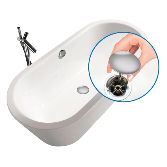 Stöpsel »Pluggy Xxl «, Höhe: 6 cm, chromfarben