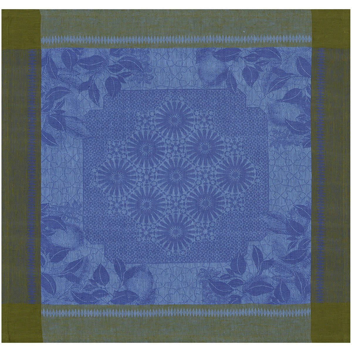 JARDIN D'ORIENT - Serviette en lin majorelle 58 x 58