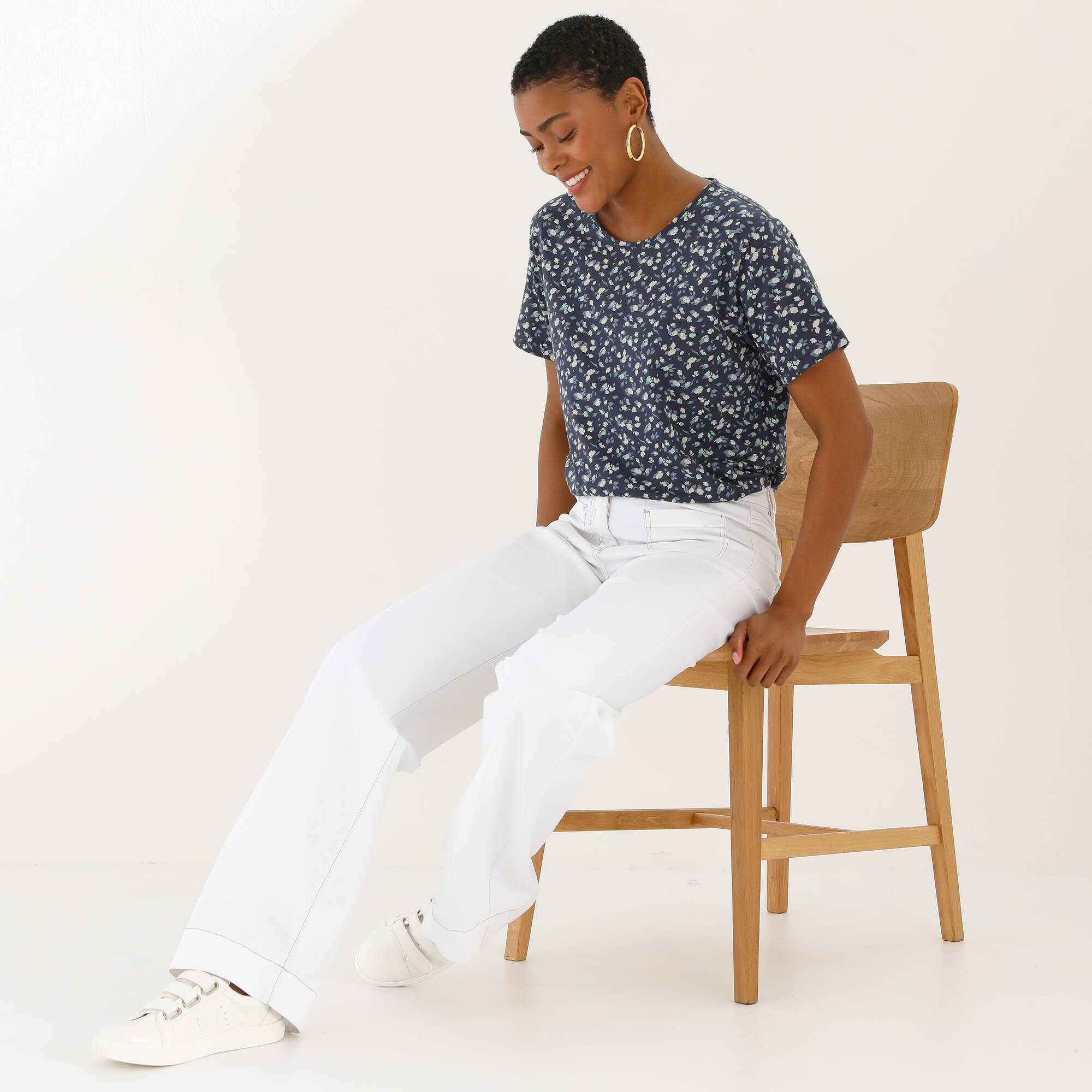 Tee-shirt manches courtes imprimé