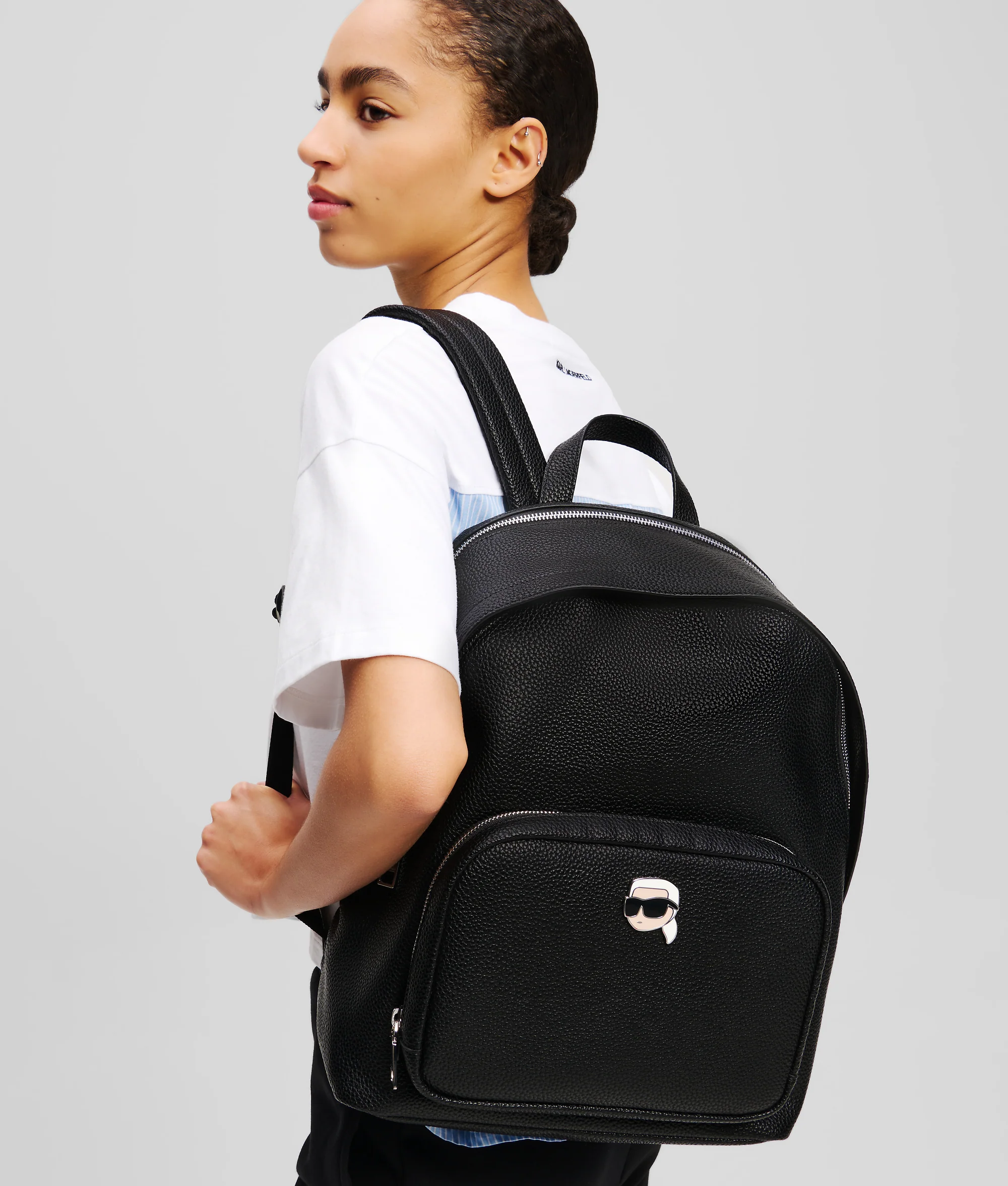 Sac à dos Ikon grainé medium