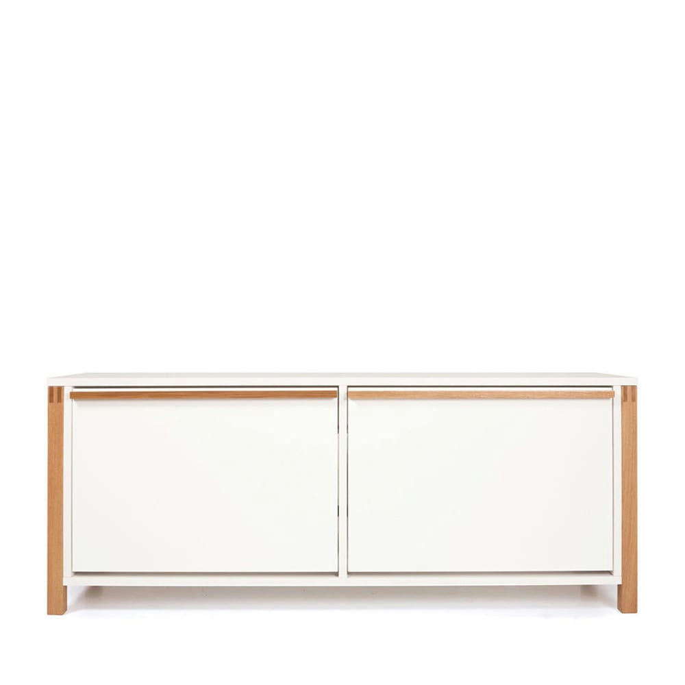 NORTHGATE - Banc d'entrée avec rangement chaussures blanc