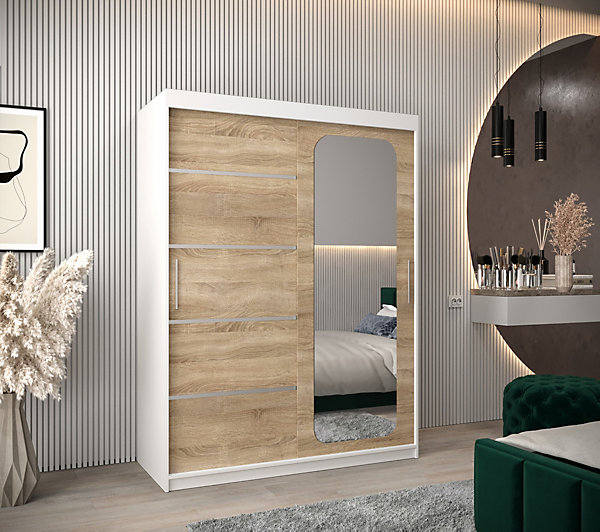 Armoire Promo V2 a portes coulissantes H. 200 x L. 150 x P. 62 2 portes