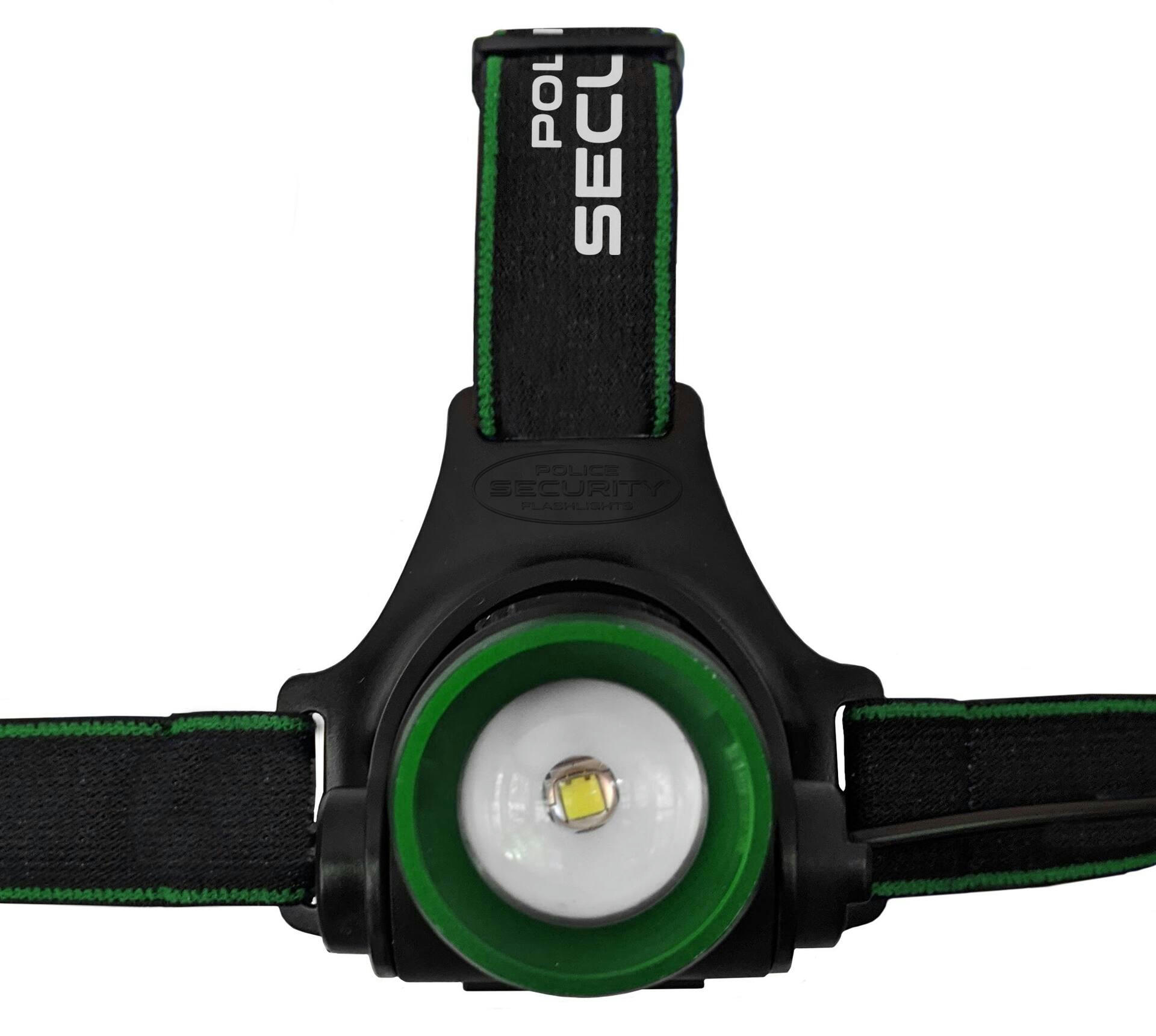 Police Security Blackout 850 Lumen Rechargeable LED Headlamp