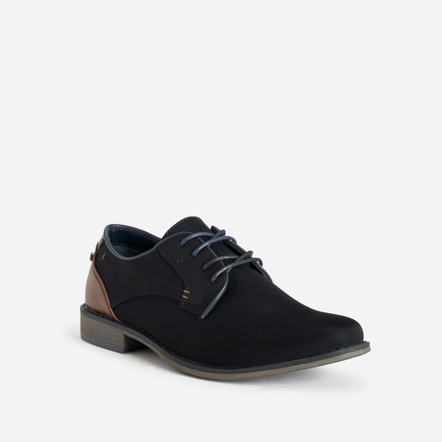 Derby noir en textile