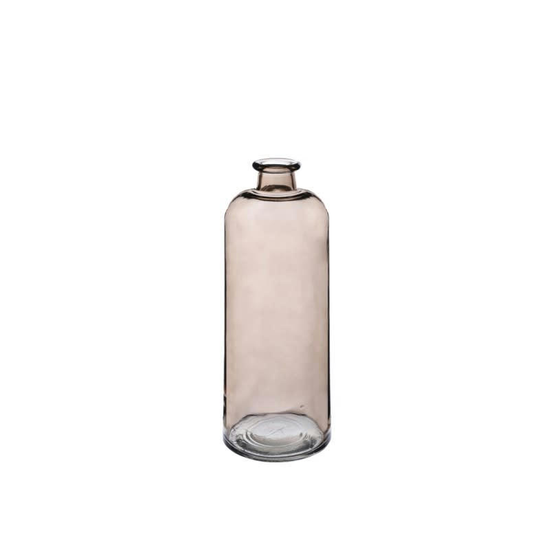 VASE - Jar bouteille taupe H32