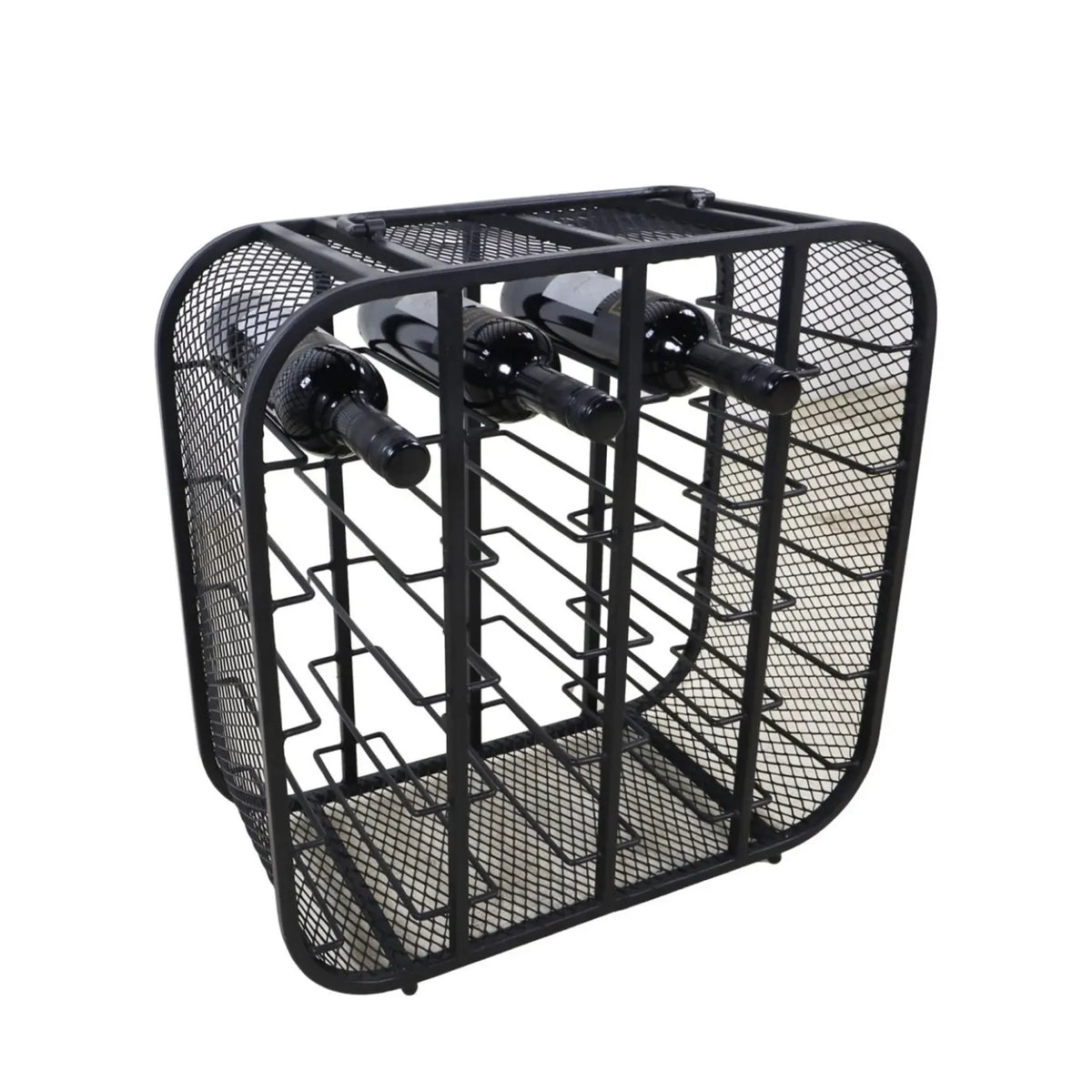 HSM Collection Wijnrek Clambou - staand 20 flessen - zwart