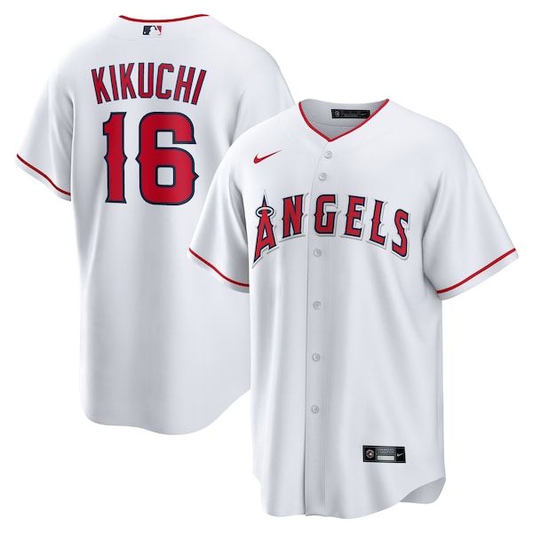 Yusei Kikuchi Los Angeles Angels Nike Home Replica Jersey - White