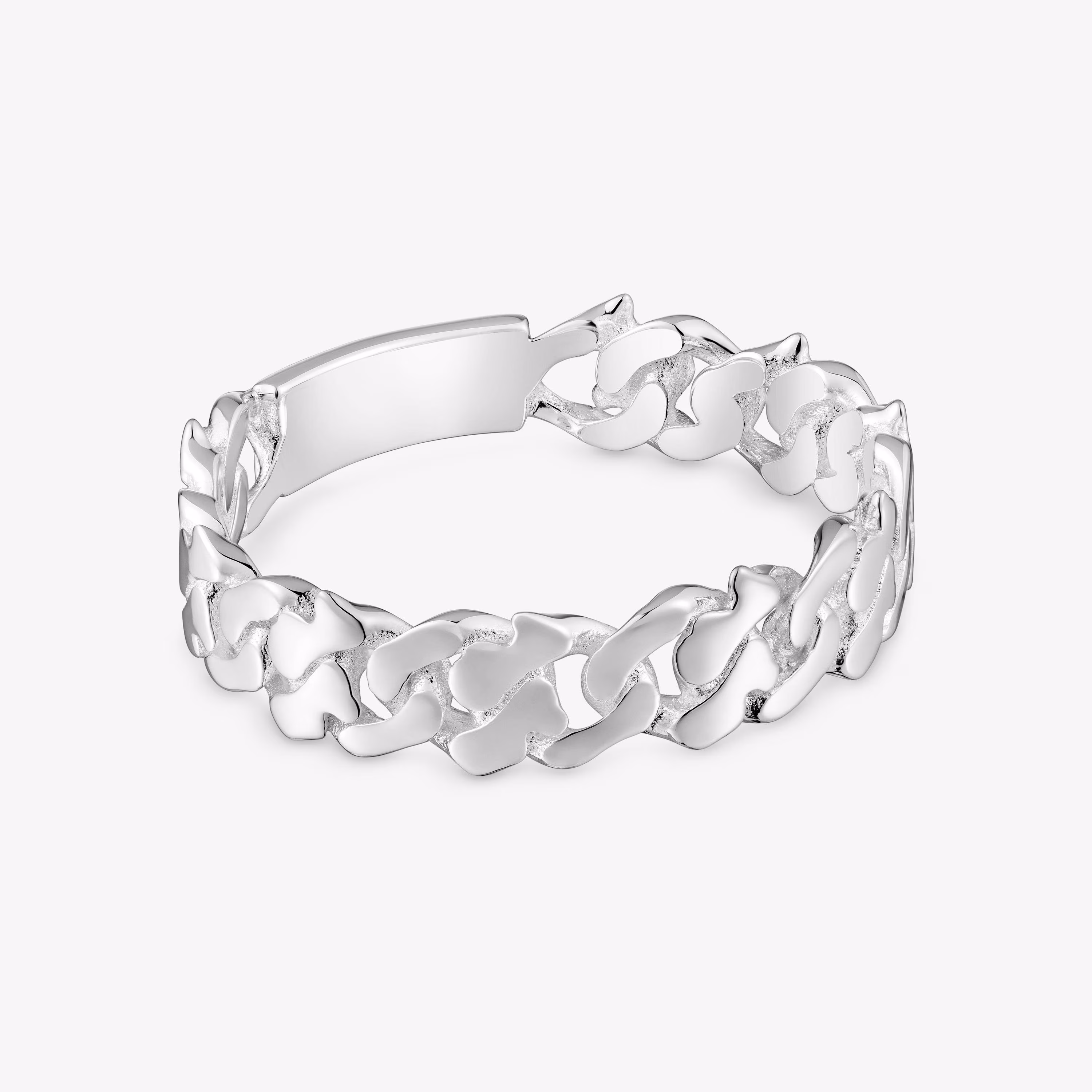 Anillo de plata 5 mm Bear's Chain