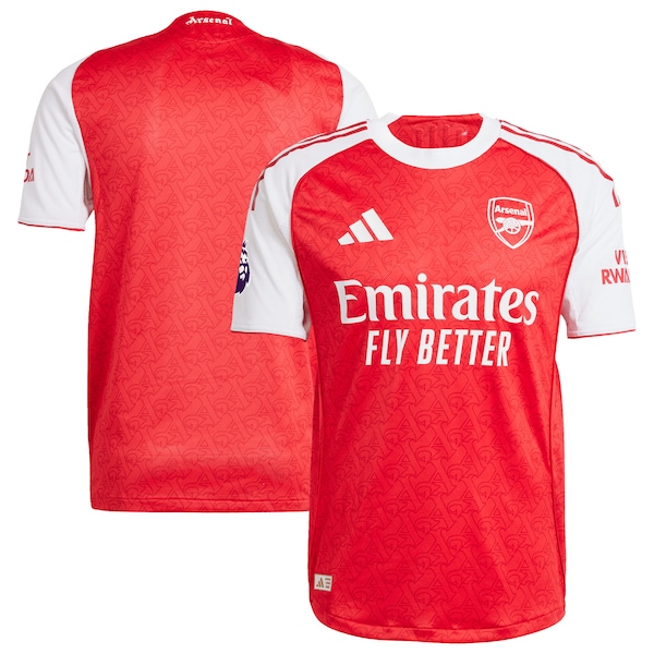 Arsenal adidas 2025/26 Home Authentic Jersey - Red/Blue