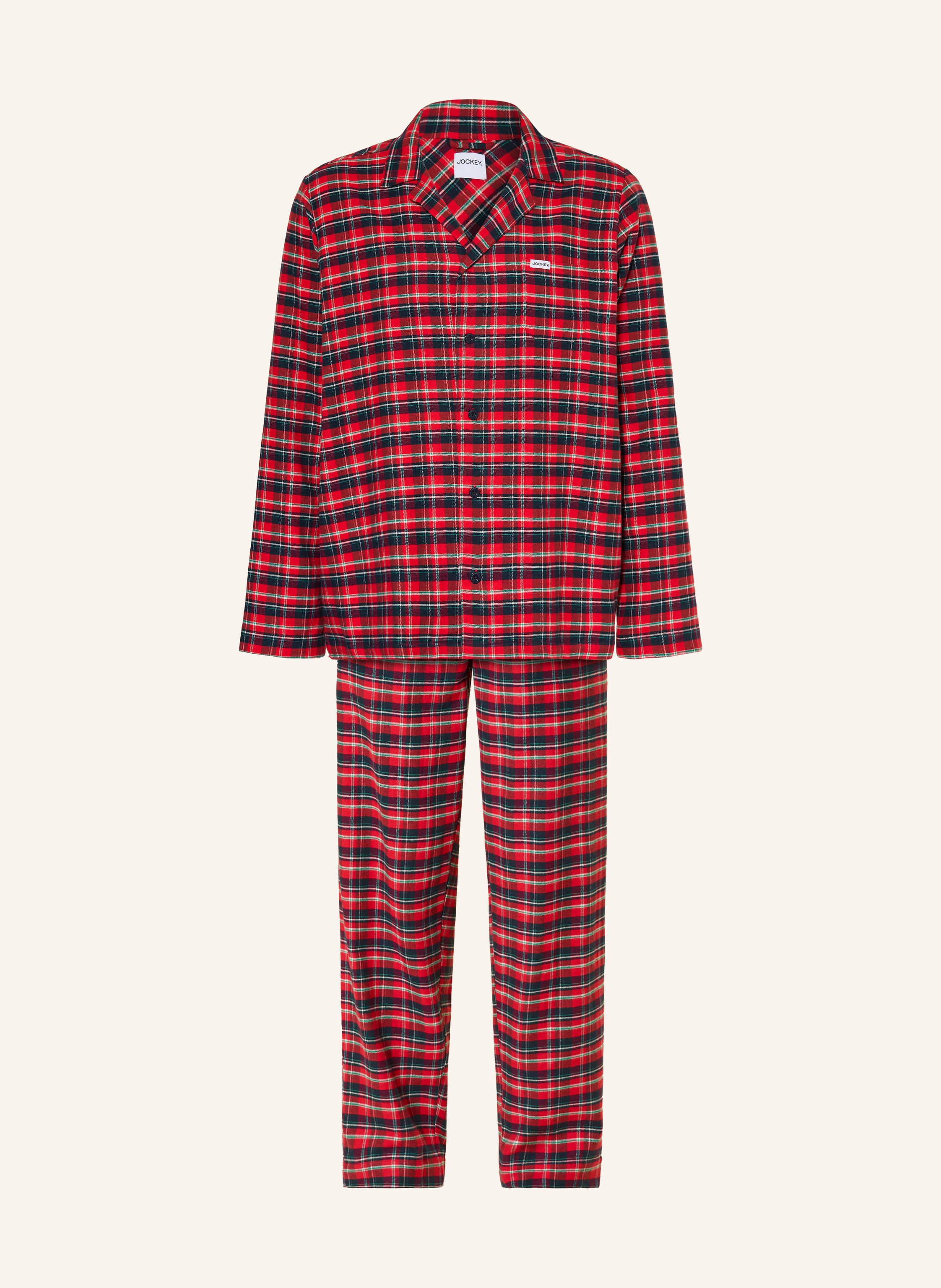 JOCKEY Schlafanzug EVERYDAY aus Flanell