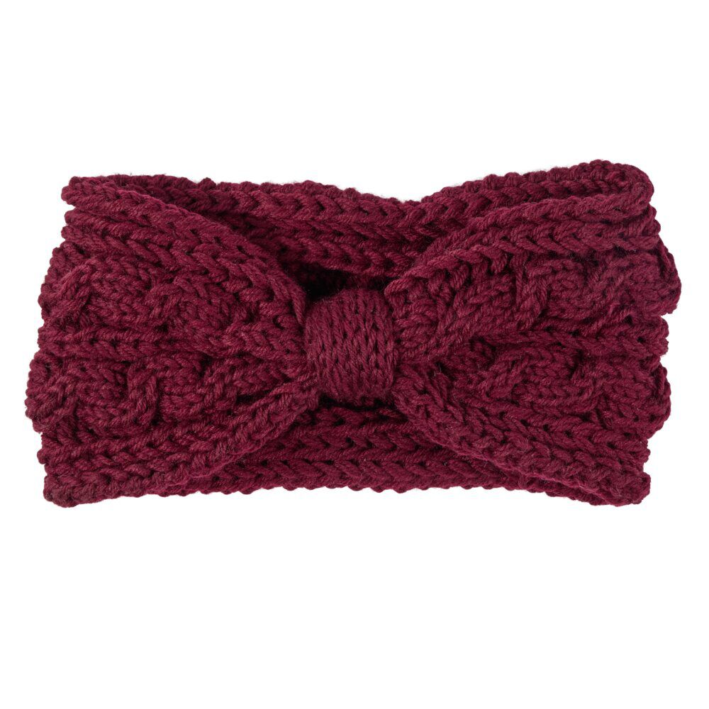 Bandeau cheveux femme polyester tricot L22cm (3 modèles)