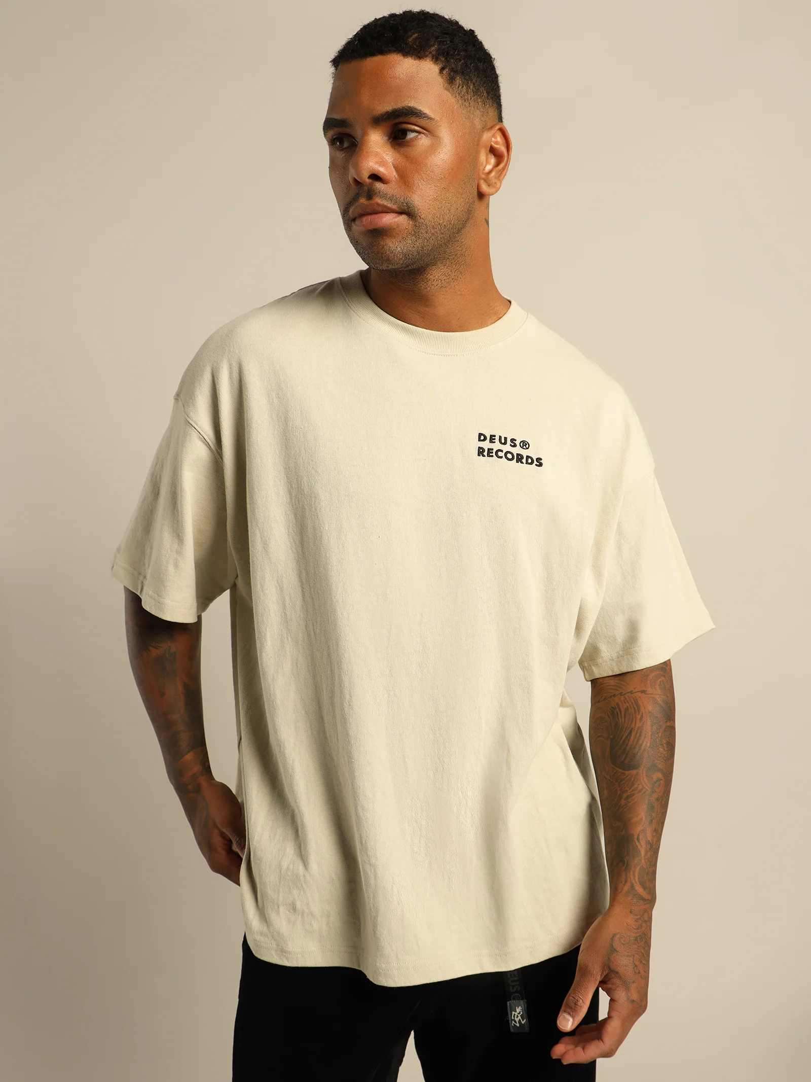 Deus Records All Caps T-Shirt