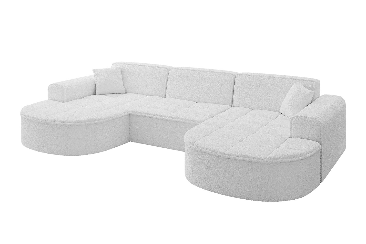 Narożnik uniwersalny bez funkcji spania TARO-U1 - 303x171x79,5 Biały